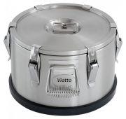 Термос 10 л. нерж, круглый, Viatto (Китай)