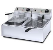 Фритюрница 2х8 л, 5.6 кВт, EF-8L-2-B, Viatto (Китай)