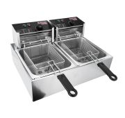 Фритюрница 2х6 л, 5.0 кВт, VA-DF66E, Viatto (Китай)