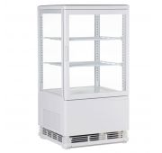 Витрина холодильная настольная VA-RT-58W, 58 л (0..+12С), 428х386х810 мм, Viatto (Китай)