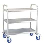 Тележка сервировочная RST3B, 3 полки, 810х460х850(h) мм, Viatto (Китай)