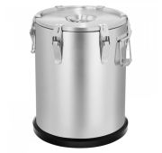 Термос 25 л. нерж, круглый, 330х230 мм Viatto (Китай)