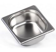 Гастроемкость GN 1/6, 176х162х65 мм, нержавейка, Kitchen Muse (Китай)