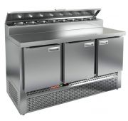 Стол для пиццы PZE2-111/GN (1/6H), 1485х700х850мм, Hicold (Россия)