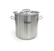 Кастрюля 15,0 л. нерж. d=30 см h=22 см. с кр.  Viatto (Китай)