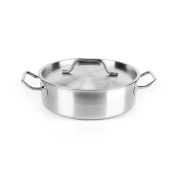 Котёл 18,0 л. нерж. d=40 см h=15 см. с кр.  Viatto (Китай)