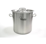 Кастрюля 12,0 л. нерж. d=25 см h=25 см. с кр.  Viatto (Китай)